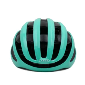abus airbreaker cycling helmet turquoise blue front viw