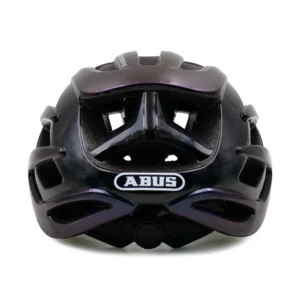 abus airbreaker cycling helmet purple back view