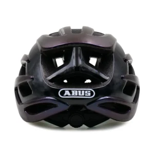 abus airbreaker cycling helmet purple back view