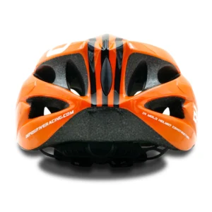 guardian cycling helmet orange back view