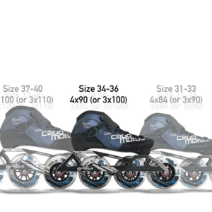 Kids Inline Skate 4×90 | 3×100 race setup - Image 5